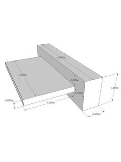 Wasserfall "Antigua" (Art.Nr. AG-ew1111) -Gartenpflanzen Lieferungen EW1111Bemassung1 1280x1280
