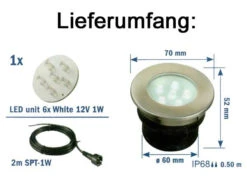 Einbauleuchte 'Brevus' Von Garden-Lights (Art.Nr. 2520601) -Gartenpflanzen Lieferungen brevus led 78537 2 1280x1280